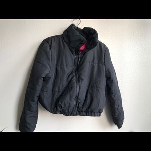 Cropped puffer jacket